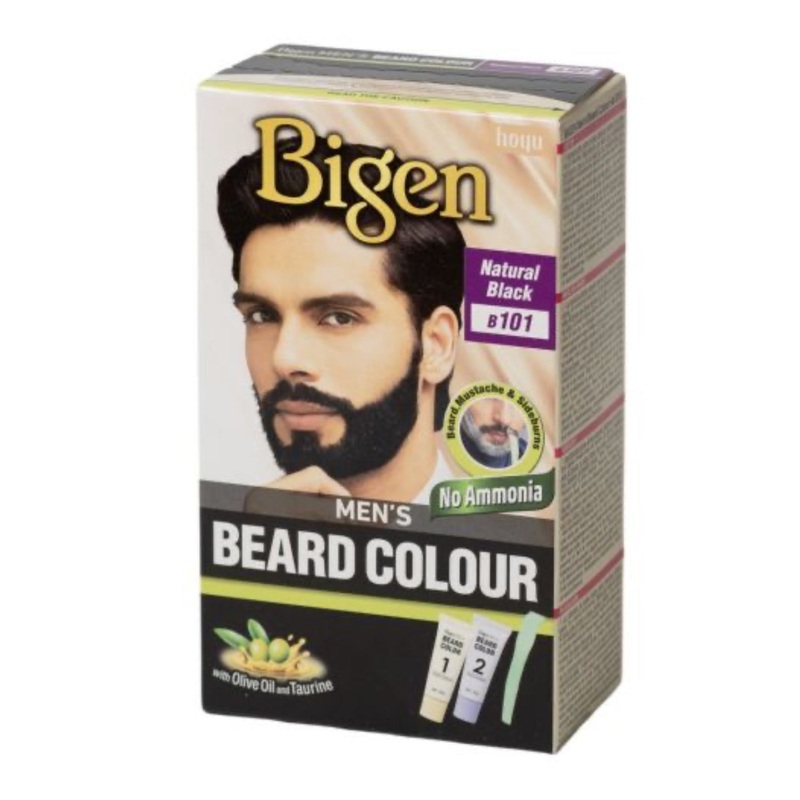 Bigen Men’s Beard Colour Natural Black 101