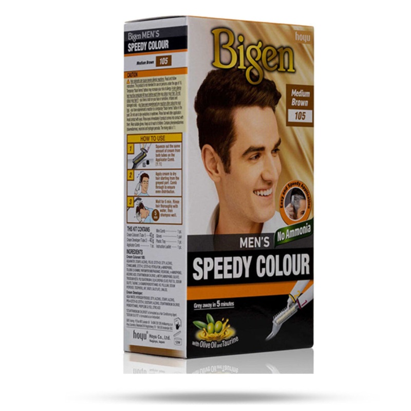 Bigen Mens 105 Medium Brown 80g
