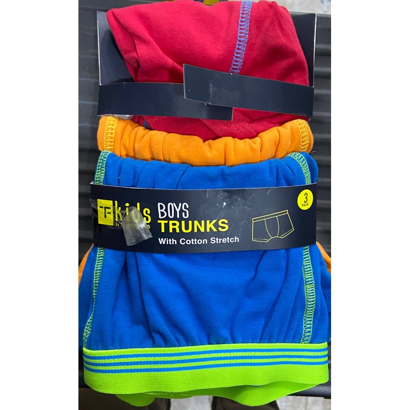Boys 3 Pack (Striped)Trunks 13 YEARS