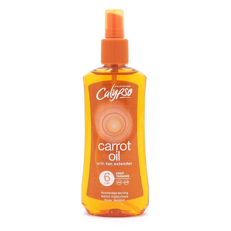 Calypso Sun Protection Carrot oil with Tan Extender SPF6 200m