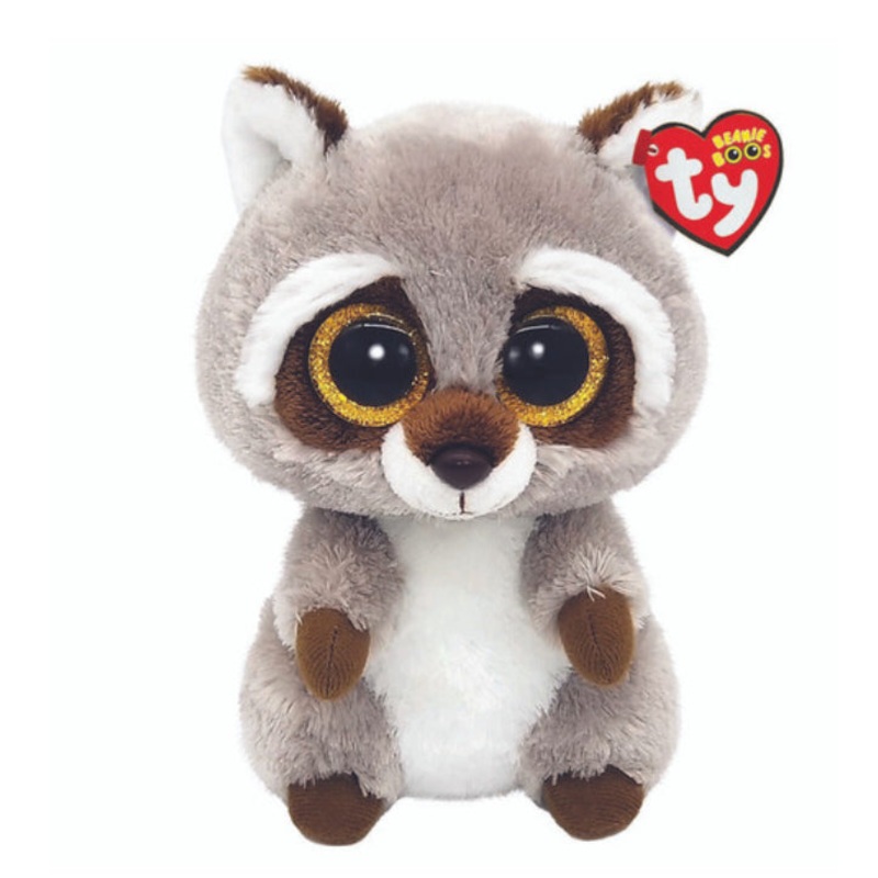 TY BEANIE BABIES OAKIE RACCOON SOFT TOY