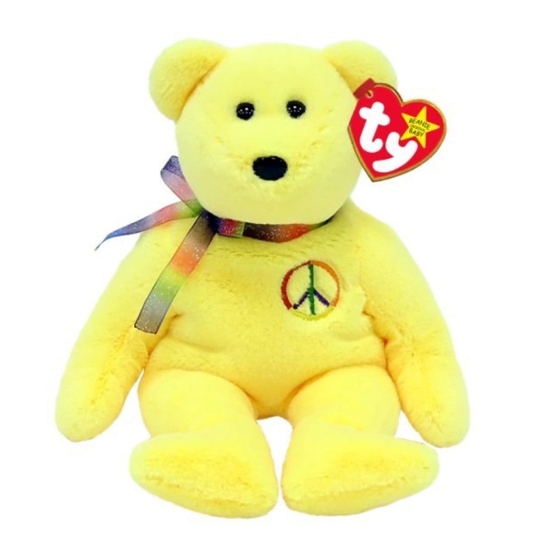 TY BEANIE BABY PEACE BEAR II