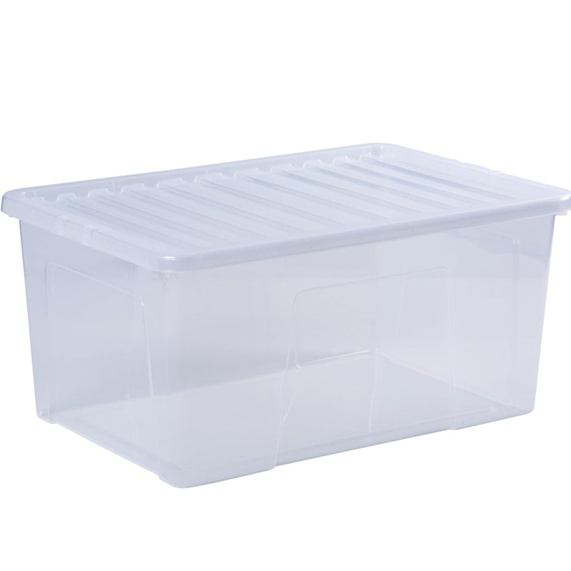 WHAM CRYSTAL 90L BOX & LID CLEAR