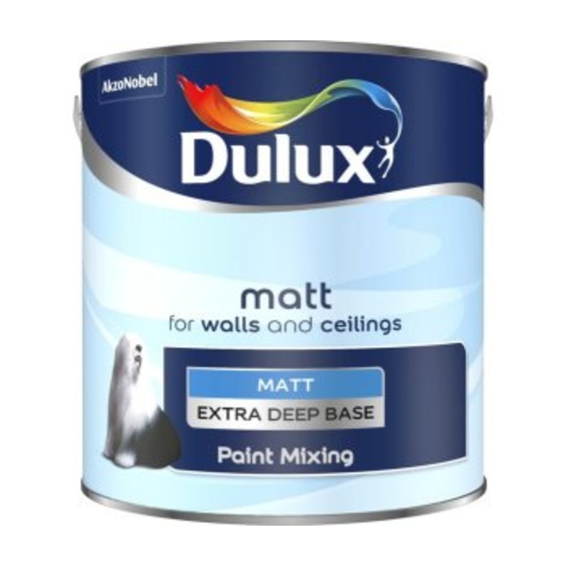 2.5L DULUX MATT EMULSION EXTRA BASE MIXED COLOUR