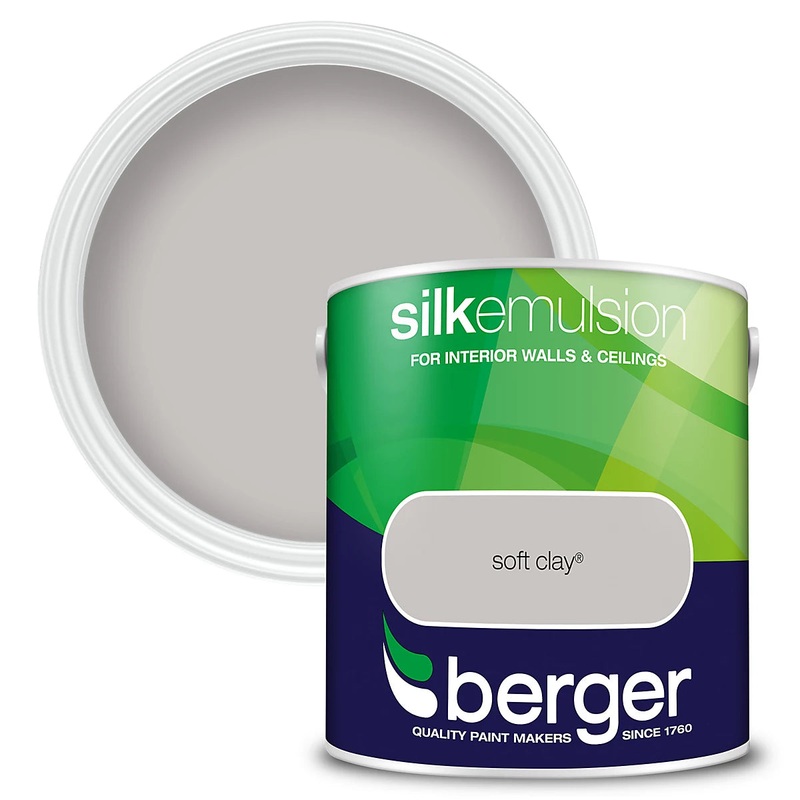 Berger Silk Emulsion Paint Soft Clay – 2.5L