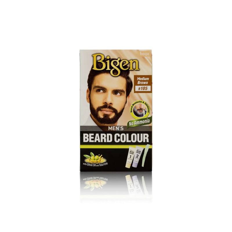 Bigen Mens Beard Colour – B105 – Medium Brown
