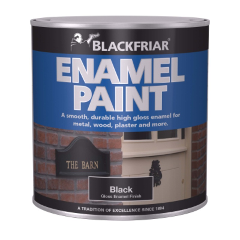 Blackfriar Enamel Paint 125ml Black