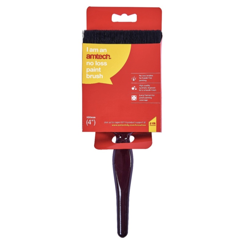 100mm (4) No bristle loss paint brush