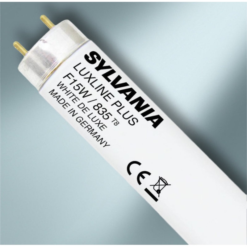 15W 835 T8  White Triphosphor Fluorescent Tube  18 Inch