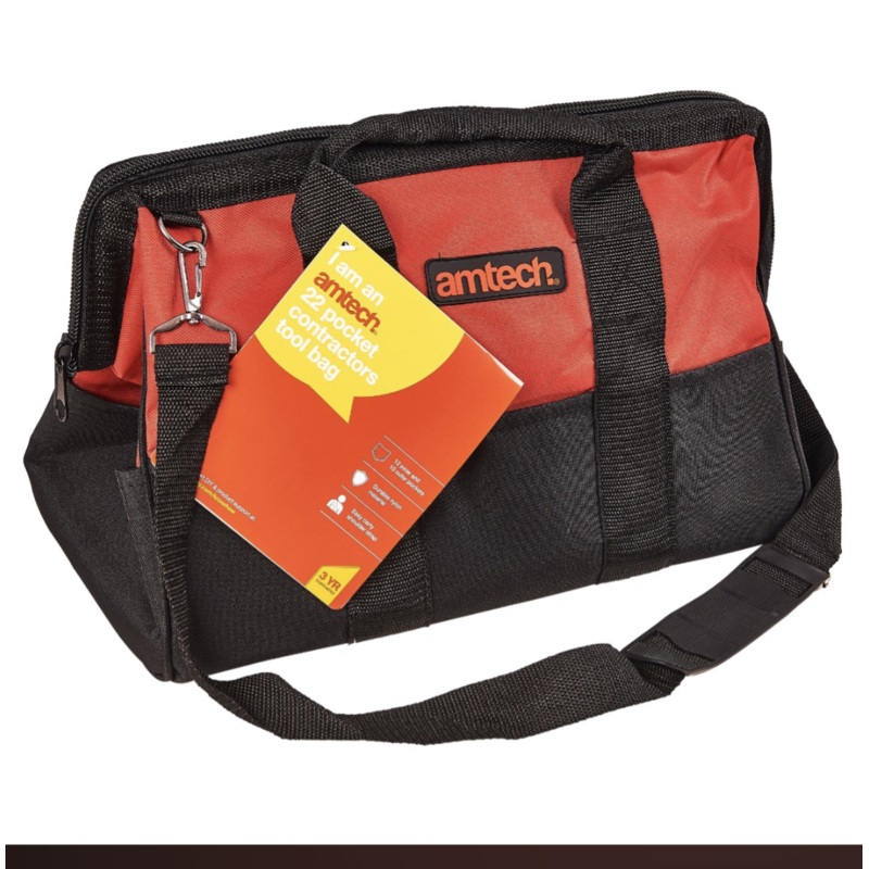 22 Pocket contractor’s tool bag