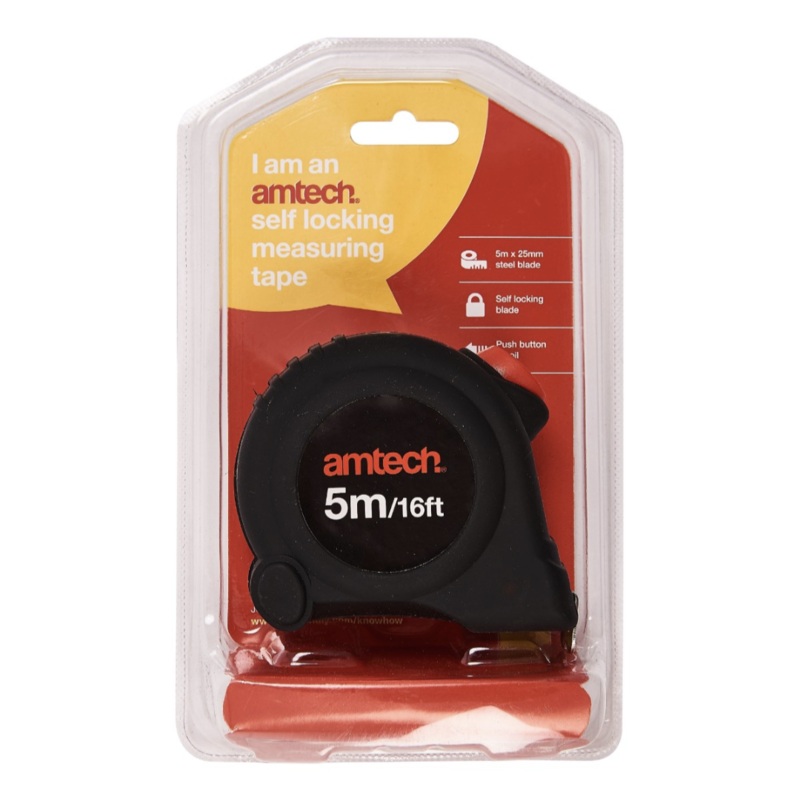 5m x 25mm Self-locking measuring tape