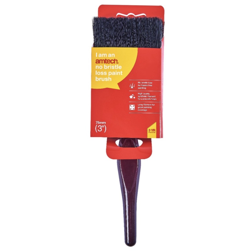 75mm (3) No bristle loss paint brush