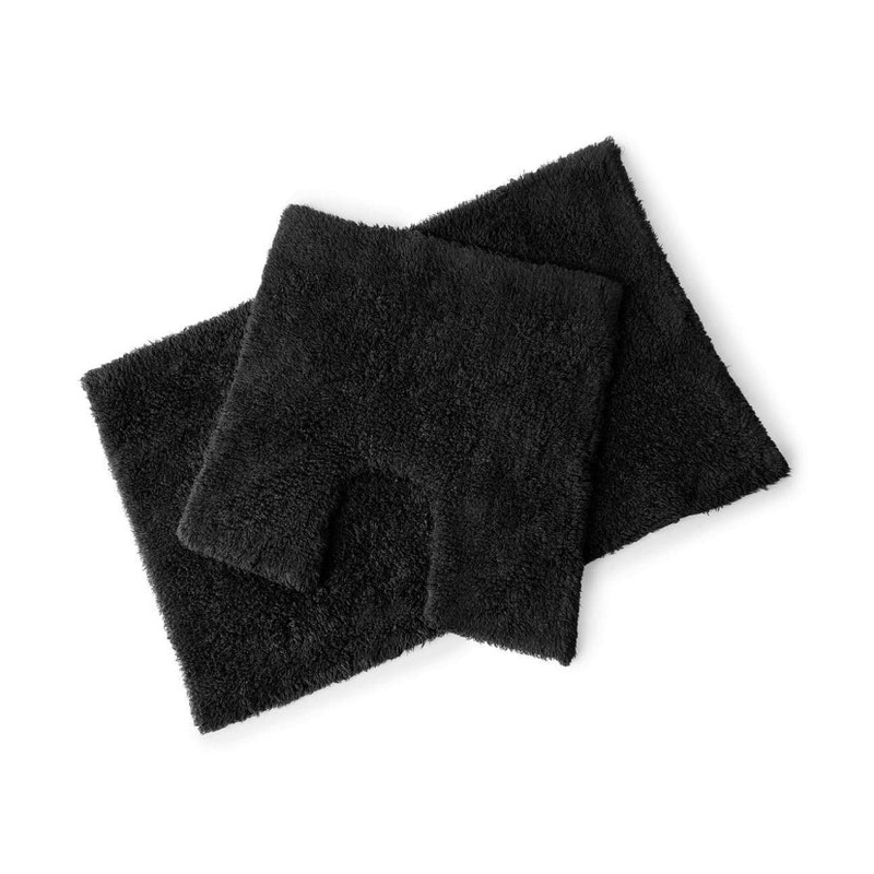 BLUE CANYON PREMIER 2 PIECE COTTON BATH SET – BLACK