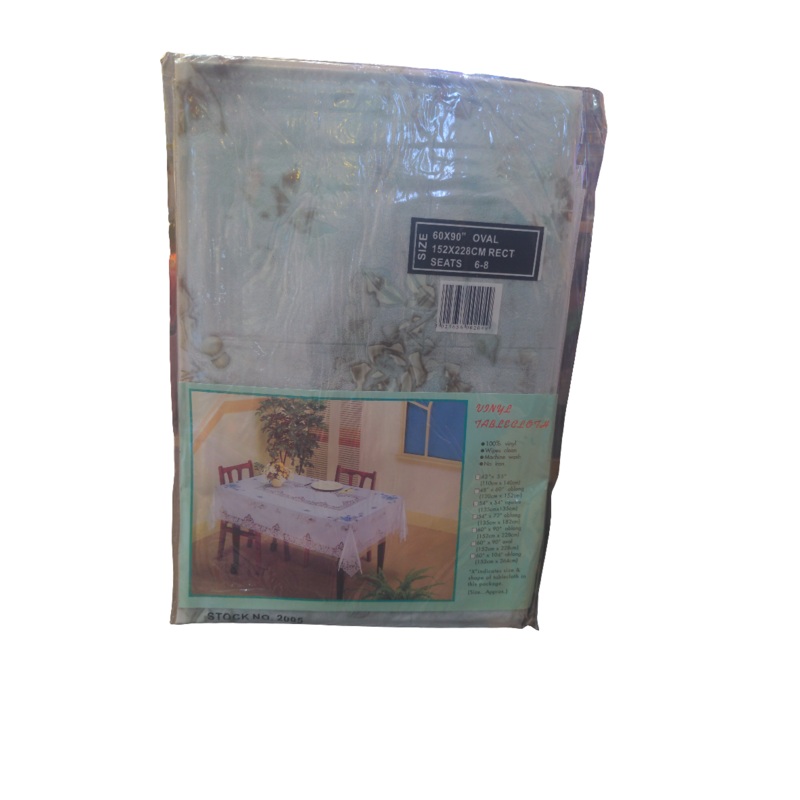 Vinyl Tablecloth 60 x 90/ 152x228cm Oval