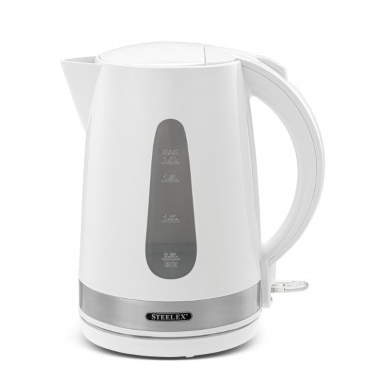 1.7Lt 360 White Kettle (3Kw) Steelex