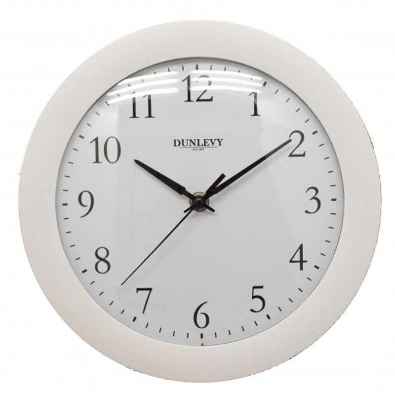 10 Plastic WallClock White