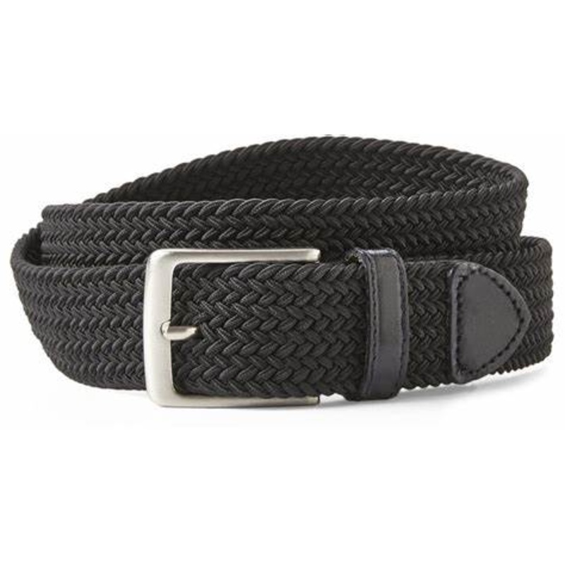 38-44 Mens Black Stretchy Belt