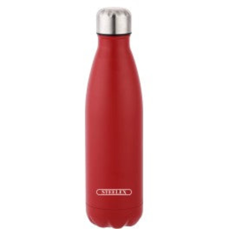 500ml S/S Vacuum Bottle ‘Red’ -Steelex