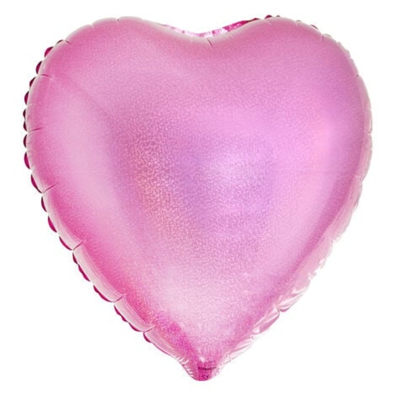 Baby Pink Plain Coloured Heart 18 Foil | Helium Balloon