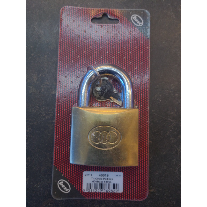 Best Tri-Circle Circle Padlock Hd Brass 63mm