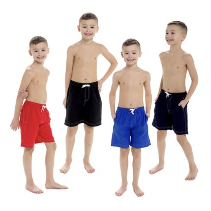 Boys Contrast Thread Detail Swimshort 12/13Yrs 152-158cm Assorted colors