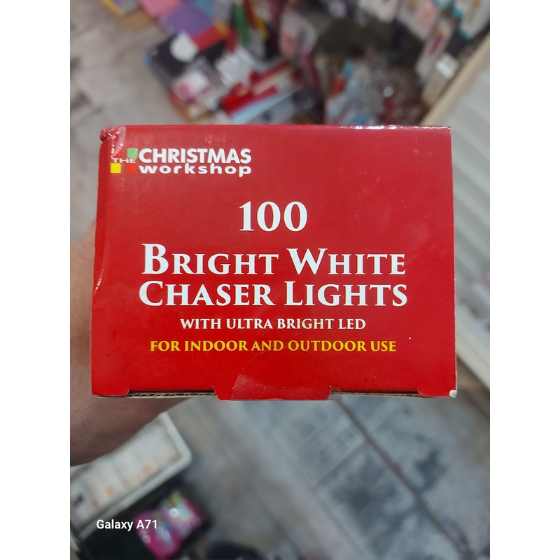 Bright white chaser light 100