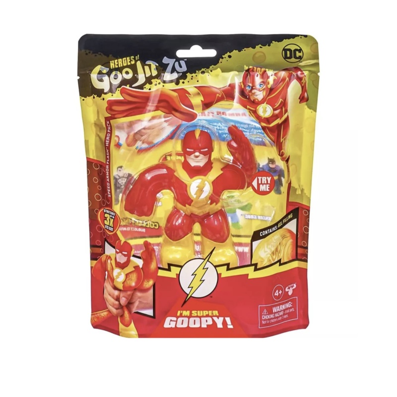 The Flash DC Toys Heroes Of Goo Jit Zu Stretchy Superheroes Speed Armor