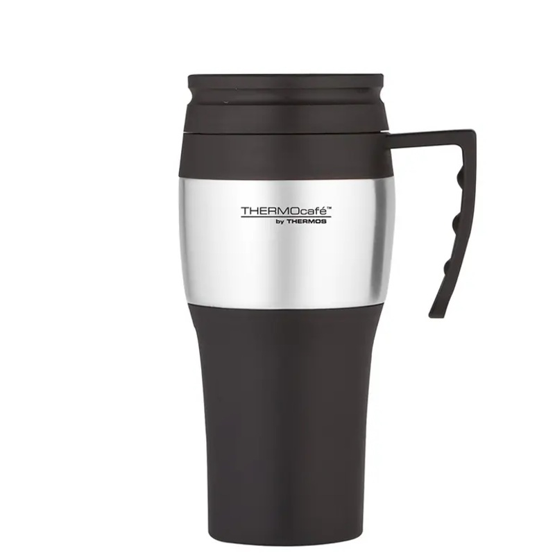 THERMOCAFE BY THERMOS 2010 STEEL TRAVEL MUG 400ML