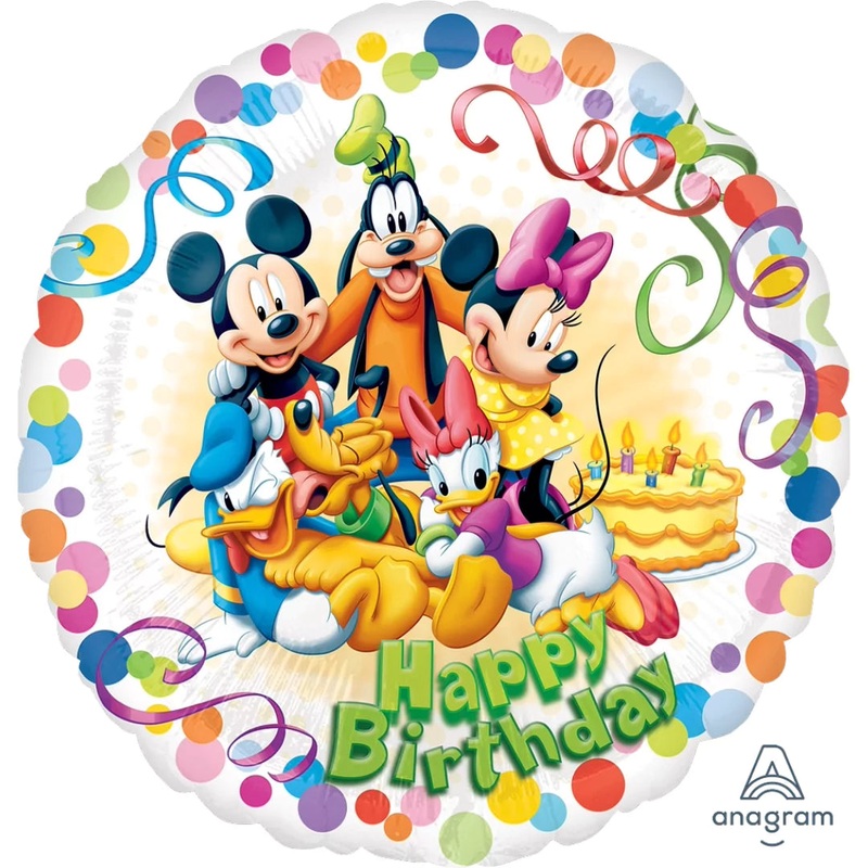 18 Mickey Mouse & Friends Party Foil Balloon