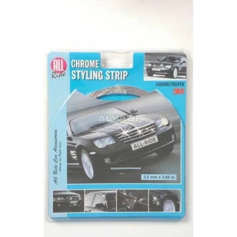 All Ride Chrome Styling Strip 3.5mm x 3.65mm