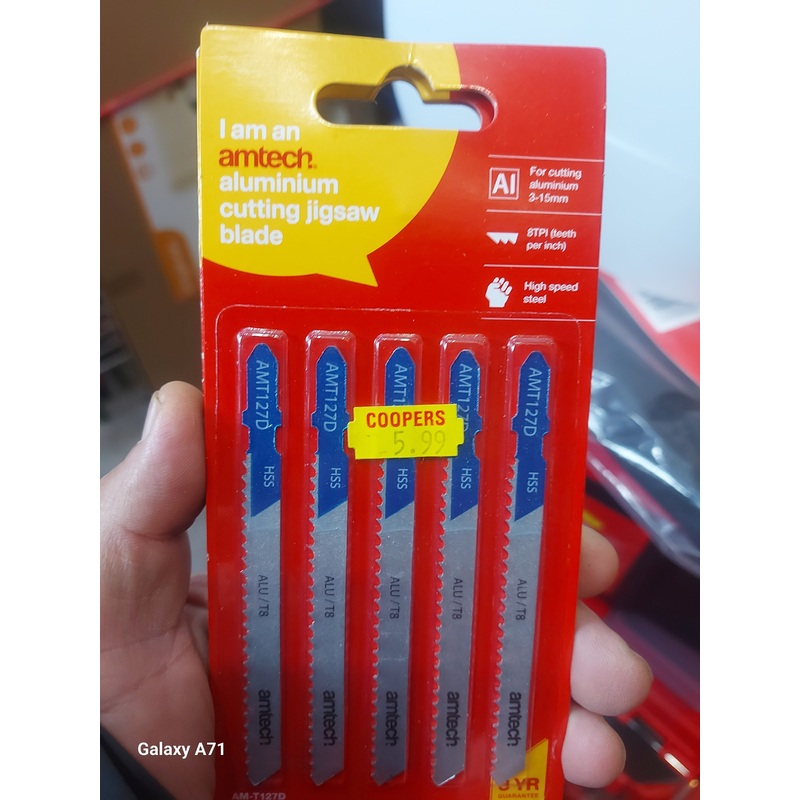 Amtech alminium cutting jigsaw blades