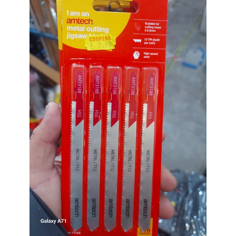 Amtech Metal Cutting jigsaw blade