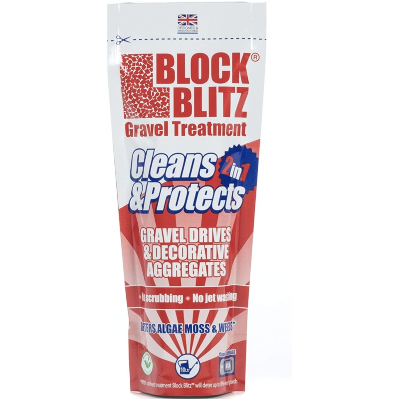 Block Blitz Gravel Treatment – Non wash-scrub Gravel Surface Cleaner -380g