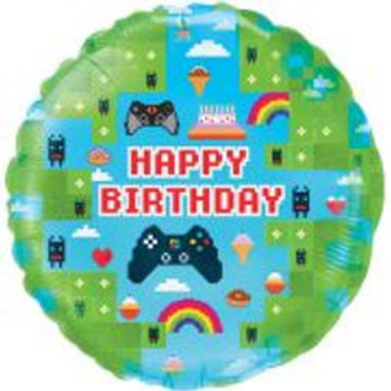 Blox Game Birthday Foil Balloon 18