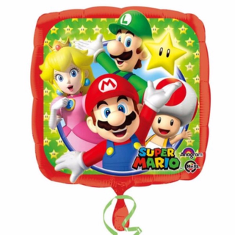 Super Mario Foil Balloon (18) 1pc