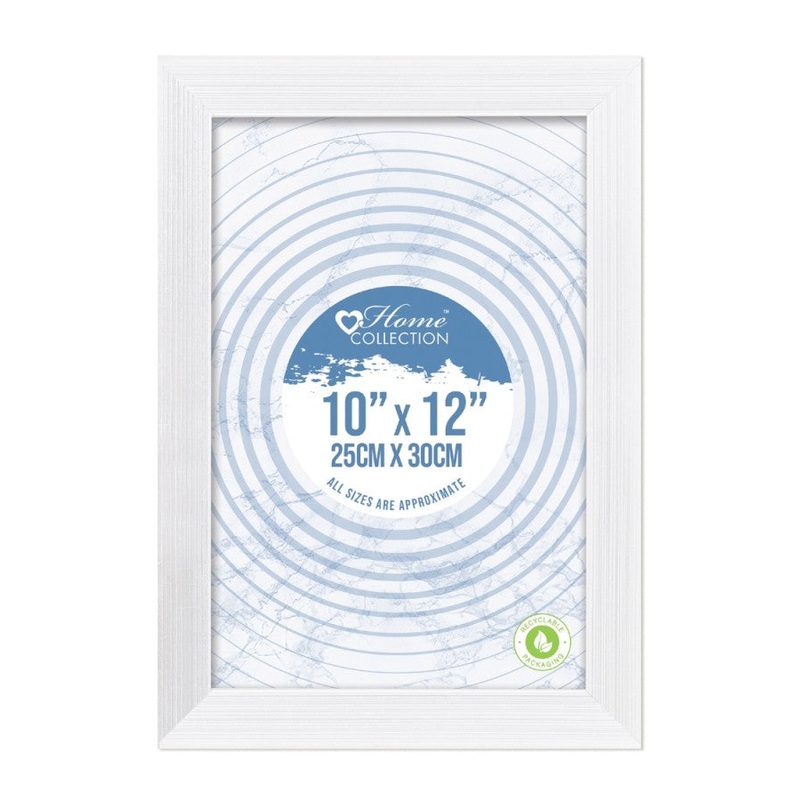 white glass photo frame 10 x 12