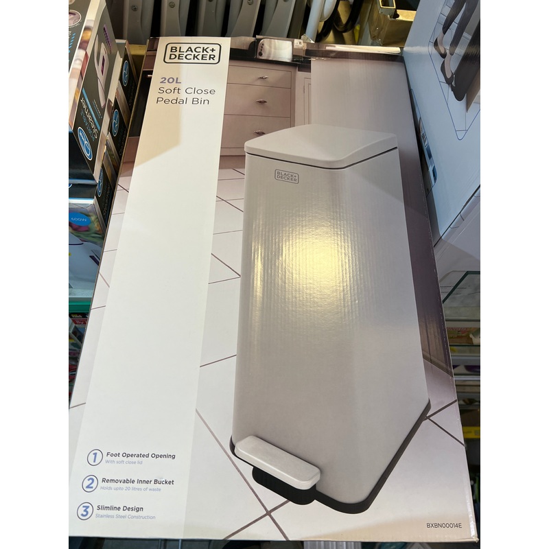 20 litre soft close pedal bin