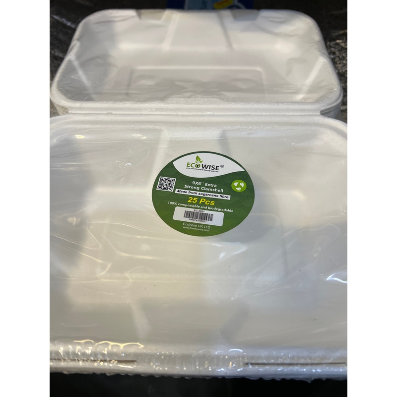 9×6 extra strong clamshells