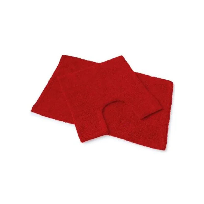 BLUE CANYON 105/DR PREMIER BATH MAT SET 2 PIECE – DEEP RED
