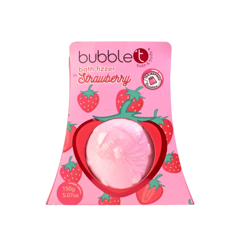 BUBBLE T FRUITEA BATH FIZZER STRAWBERRY
