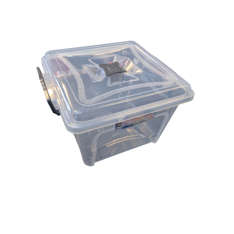 6Ltr  Deep Storage Box Clear