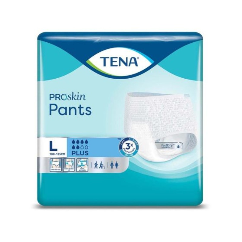 TENA Pants Plus Classic – Large – Pack of 10