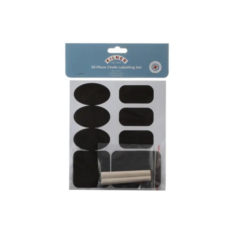 26-Piece Chalk Labelling Set: Organize with Ease.