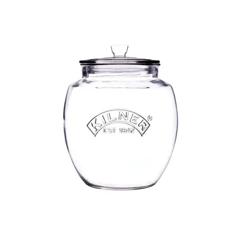 Convenient Universal Push Top Storage Jar 2 Litre | Keep Your Pantry Organized.
