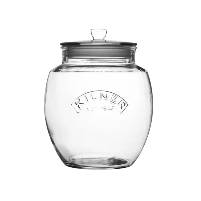 Premium Universal Push Top Storage Jar 4 Litre | Keep Your Essentials Fresh.