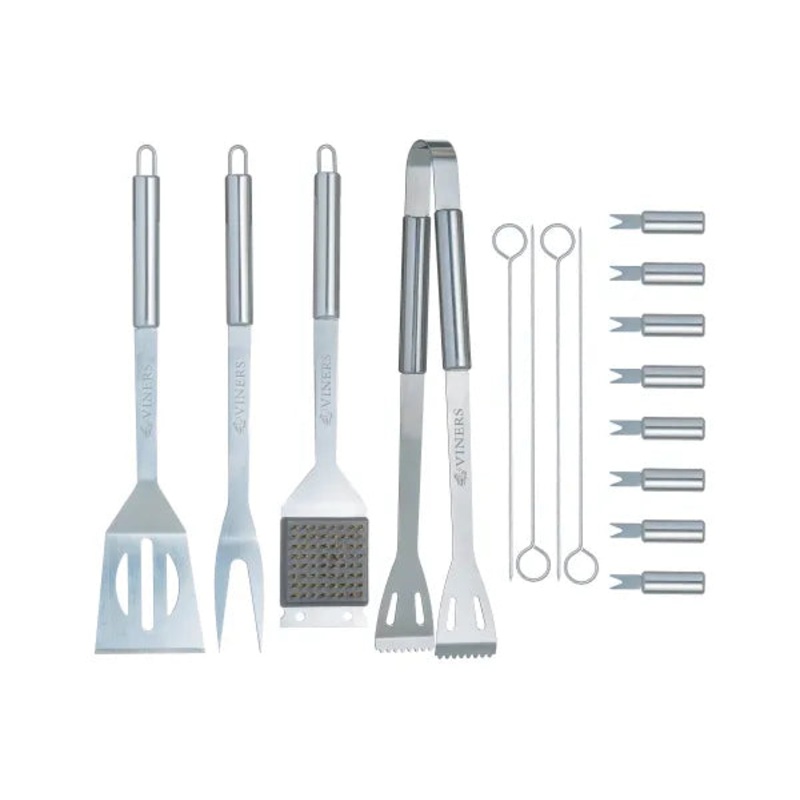 Upgrade Your Grilling Game with Our Everyday 16 Piece BBQ Set.
