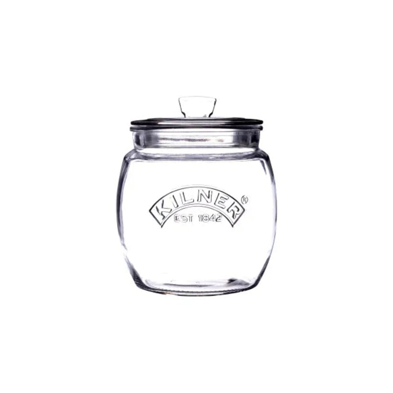 Versatile 0.85 Litre Push Top Storage Jar | Organize Your Kitchen Effortlessly.