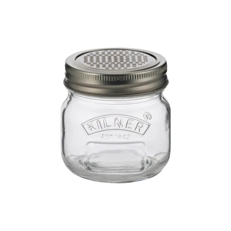 Versatile Storage Jar with Fine Grater Lid – 0.25 Litre | Organize and Grate Effortlessly.