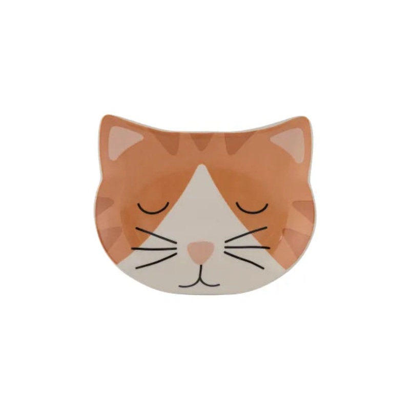 Adorable Ginger Cat Bowl 16x13cm the Perfect Pet Dish