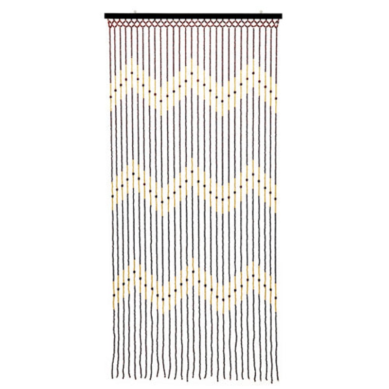 Tuscany Beaded Door Curtain – Waves 90x180cm: Exquisite Home Decor Accent.